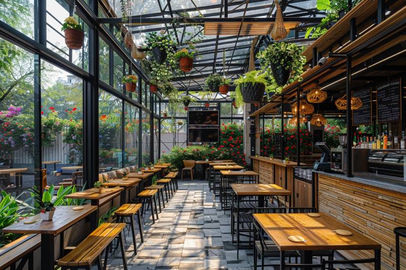 Thiết kế quán cafe sân vườn ĐẸP – ĐỘC – CHẤT