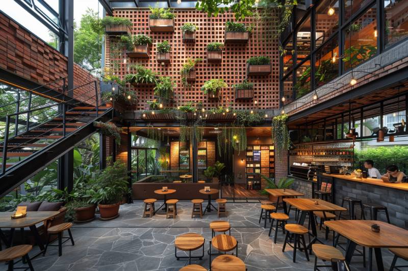 Kinh Nghiệp Thiết Kế Quán Cafe 2 Tầng Đẹp, Độc Đáo