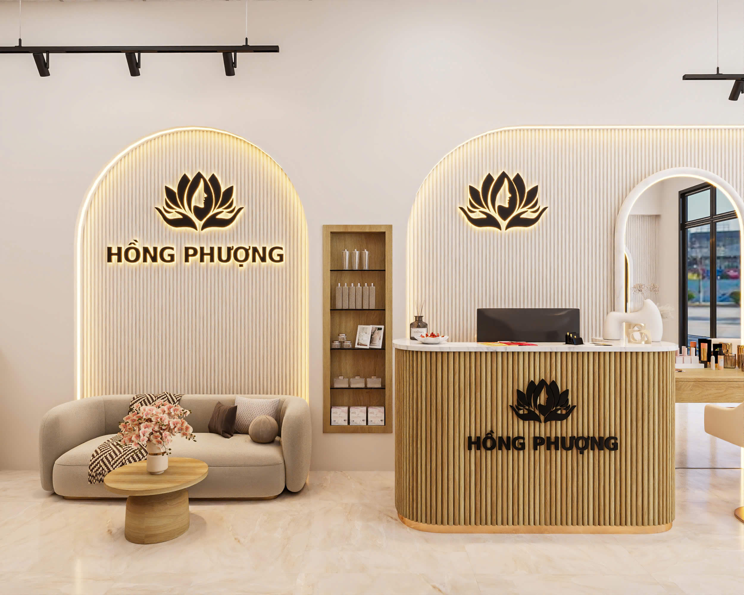 Thiết Kế Spa Quảng Ninh Tại TP Hạ Long – Không Gian Hiện Đại, Tinh Gọn Và Tối Ưu Công Năng
