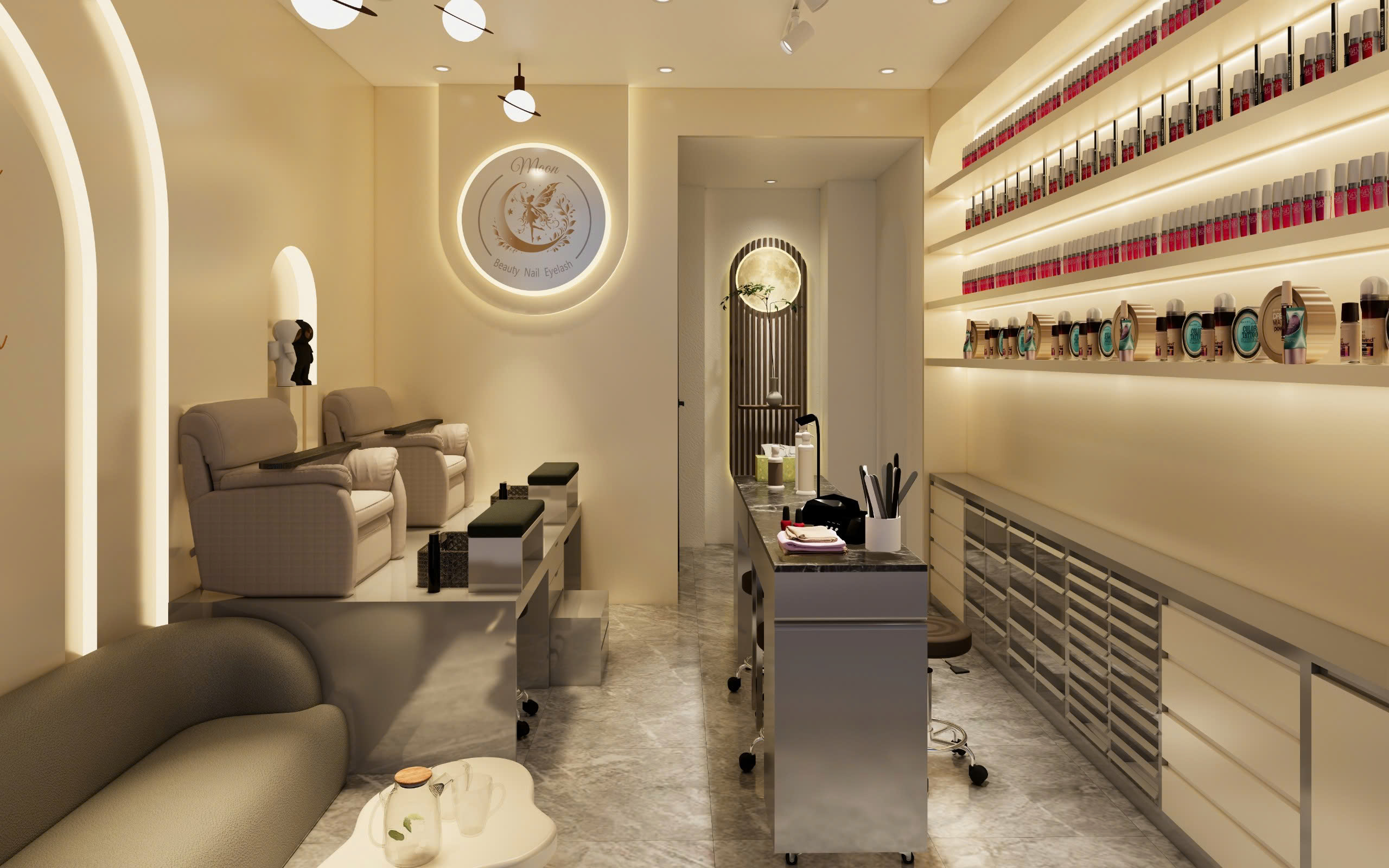 Thiết Kế Spa Hà Nội Tại An Khánh, Hoài Đức – Không Gian Hiện Đại, Hài Hòa Và Mang Dấu Ấn Riêng